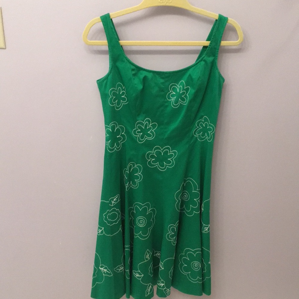 Nine West Green Sleeveless Dress